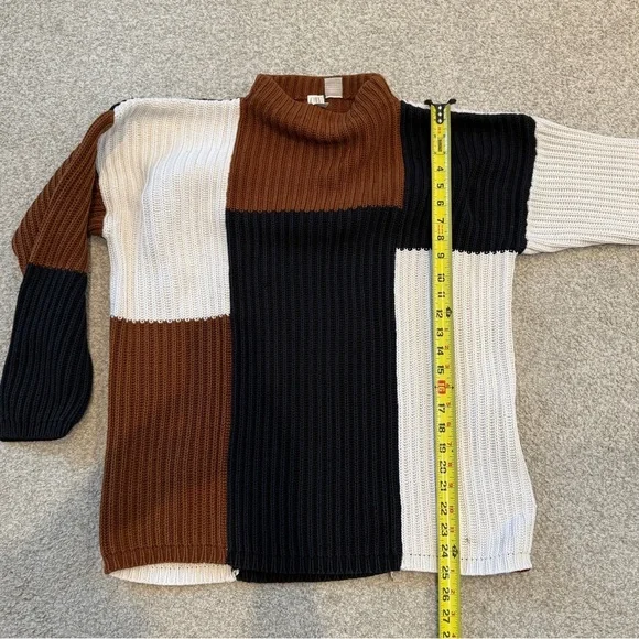 Clifford & Wills Vintage 100% Cotton Color Block Sweater Size M - Picture 4 of 6